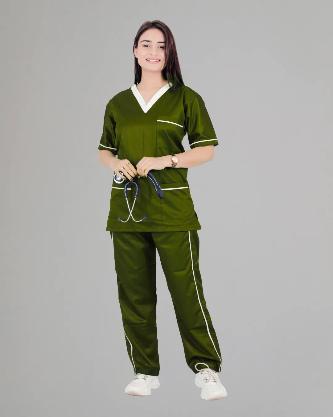 MedMaroon Scrub Set