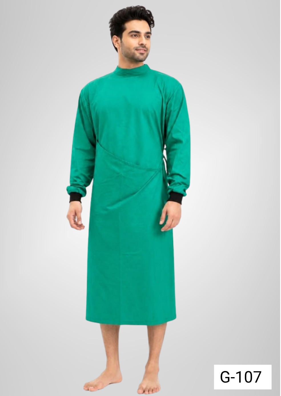 DOCTOR GOWN COTTON OVERLAPPING