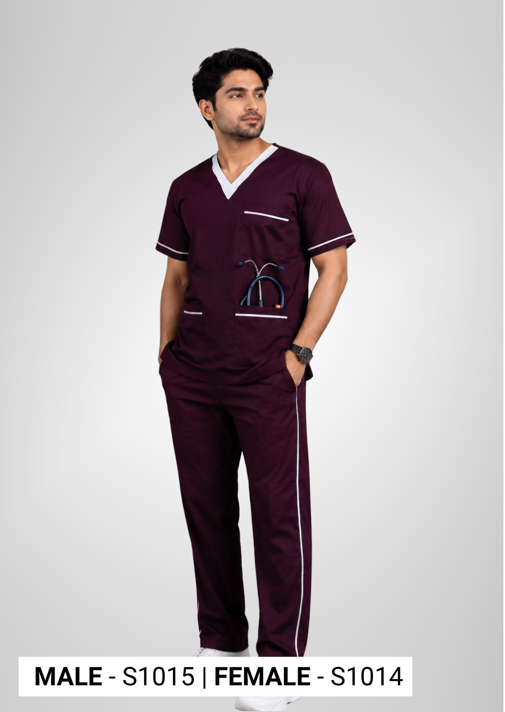 DOCTOR SCRUB PREMIUN LYCRA V.NECK