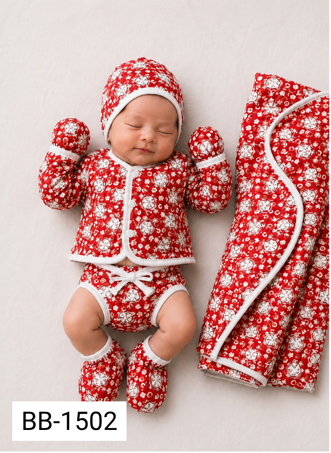 BABY DRESS 7 ITEM ( 100% COTTON )